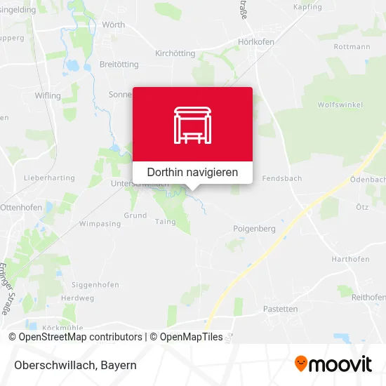 Oberschwillach Karte