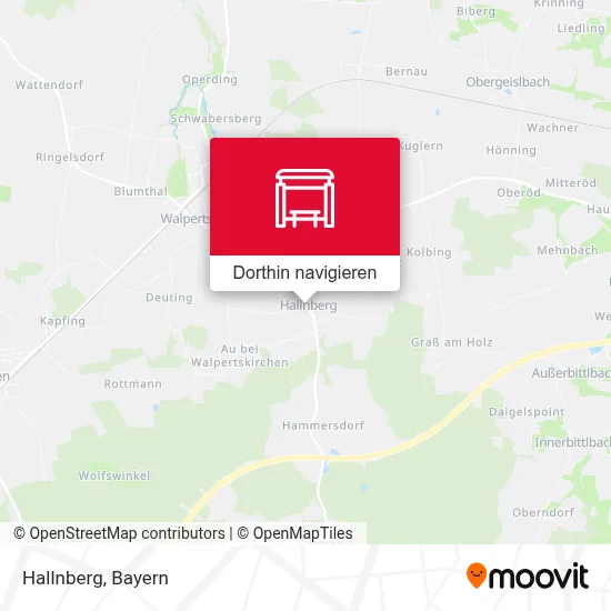 Hallnberg Karte
