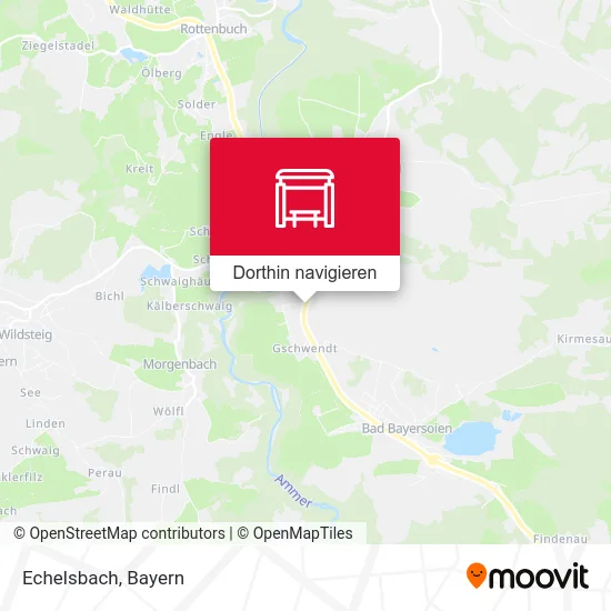 Echelsbach Karte
