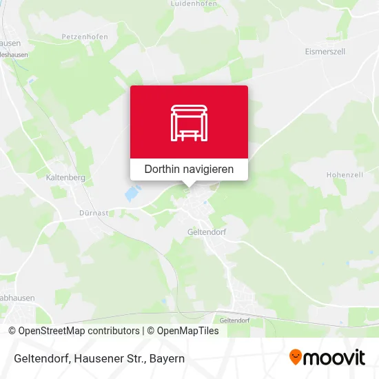 Geltendorf, Hausener Str. Karte