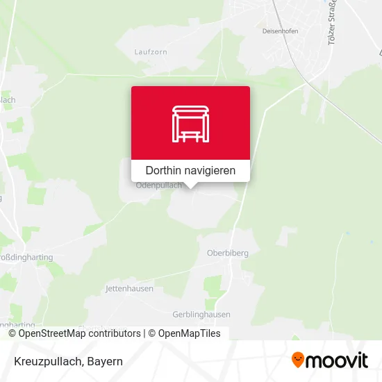 Kreuzpullach Karte