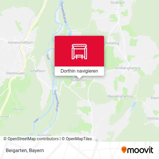 Beigarten Karte