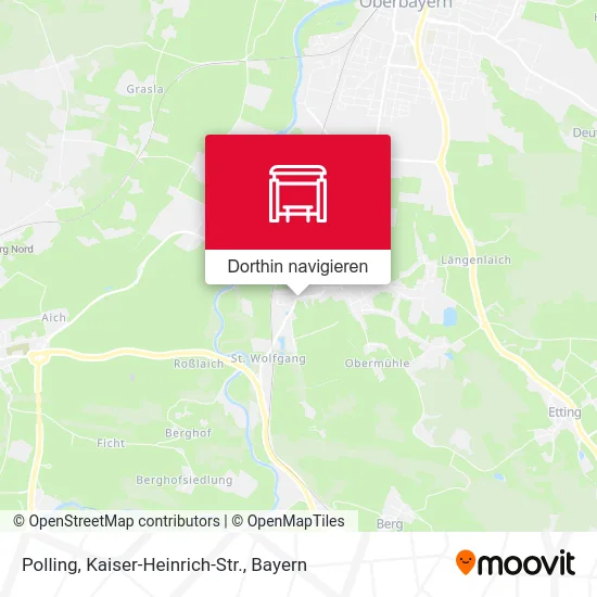 Polling, Kaiser-Heinrich-Str. Karte