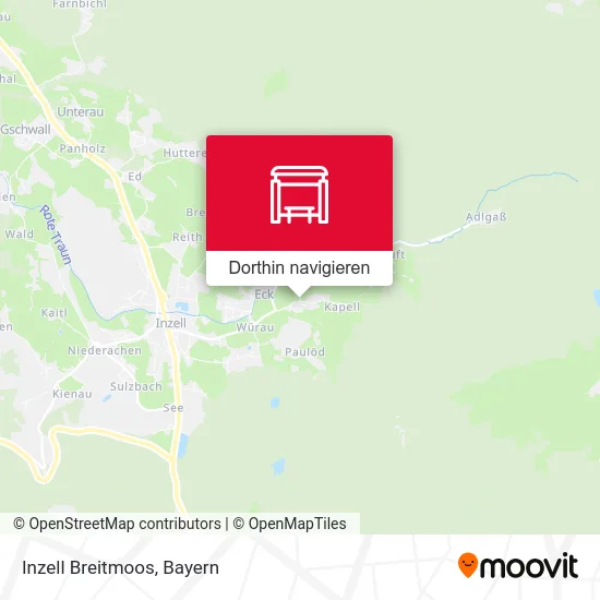 Inzell Breitmoos Karte