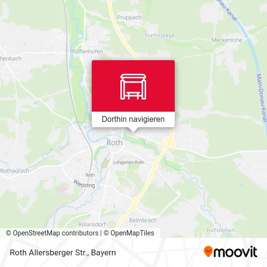 Roth Allersberger Str. Karte