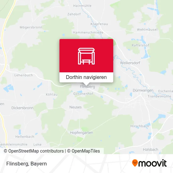 Flinsberg Karte