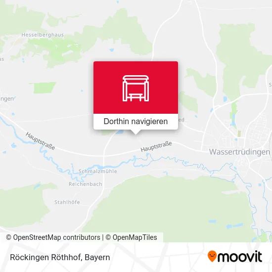 Röckingen Röthhof Karte