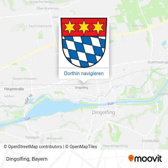 Dingolfing Karte