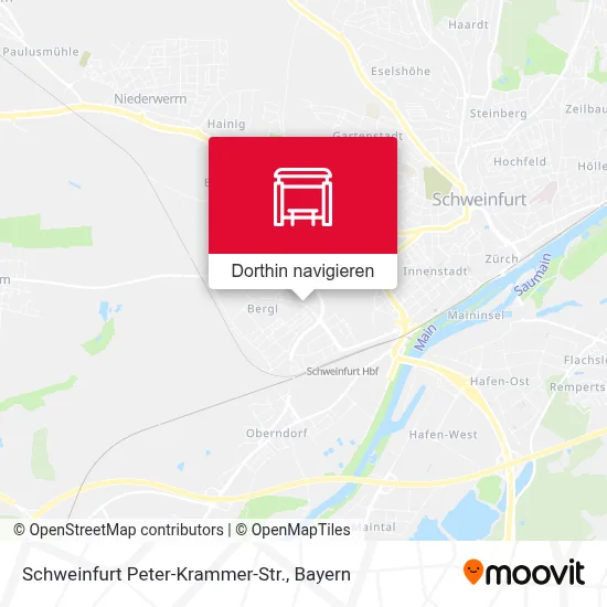 Schweinfurt Peter-Krammer-Str. Karte
