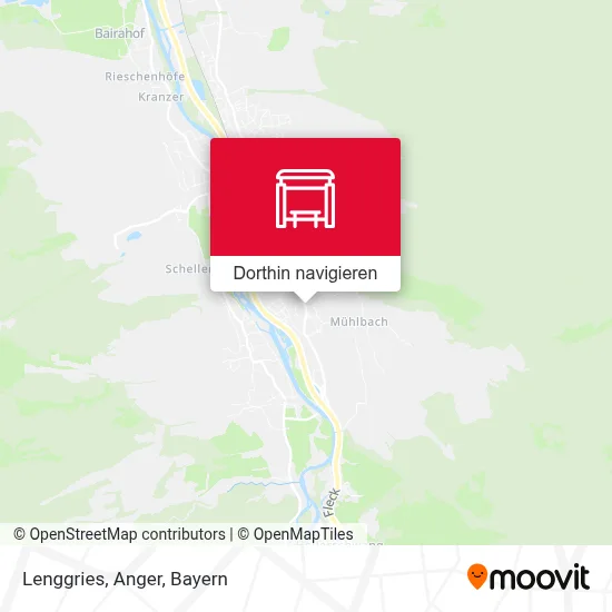 Lenggries, Anger Karte