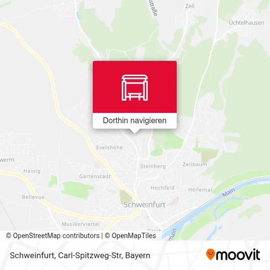 Schweinfurt, Carl-Spitzweg-Str Karte