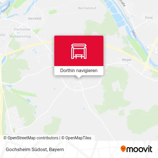 Gochsheim Südost Karte