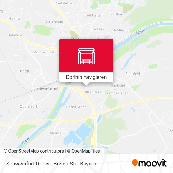 Schweinfurt Robert-Bosch-Str. Karte