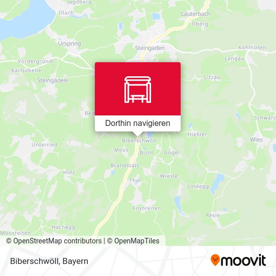 Biberschwöll Karte