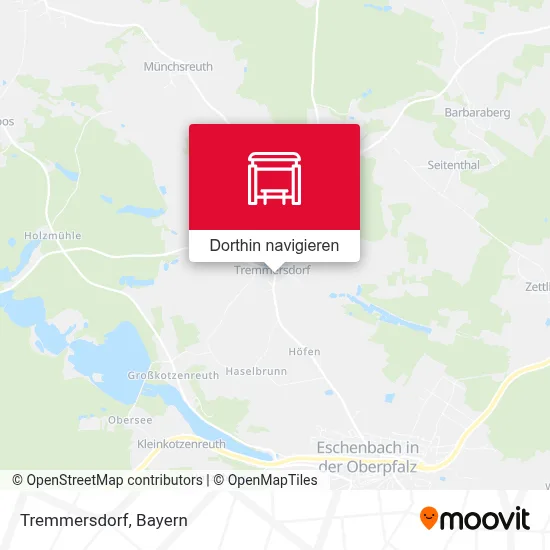 Tremmersdorf Karte