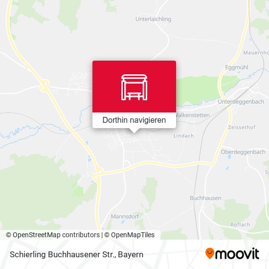 Schierling Buchhausener Str. Karte