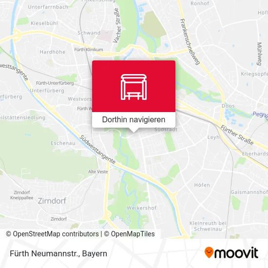 Fürth Neumannstr. Karte