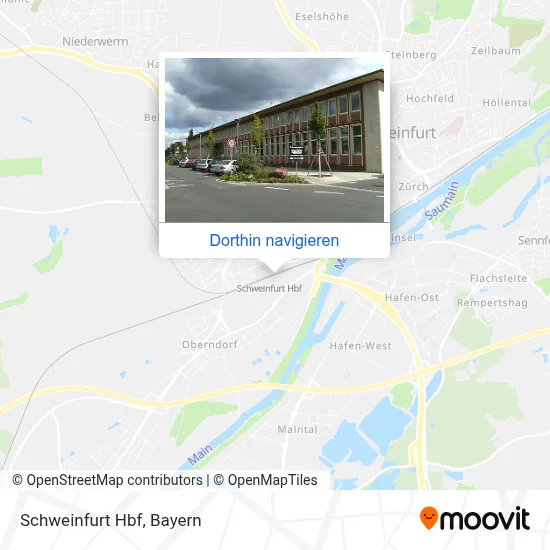 Schweinfurt Hbf Karte