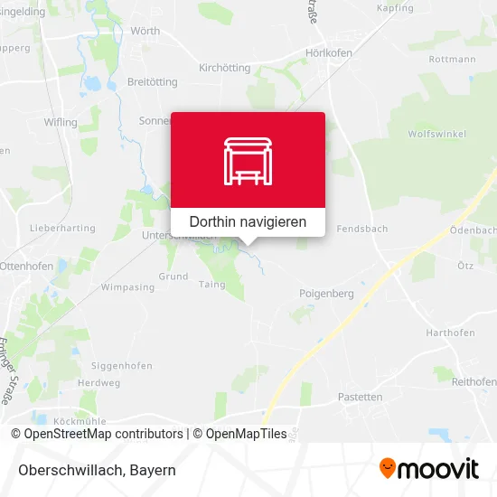 Oberschwillach Karte