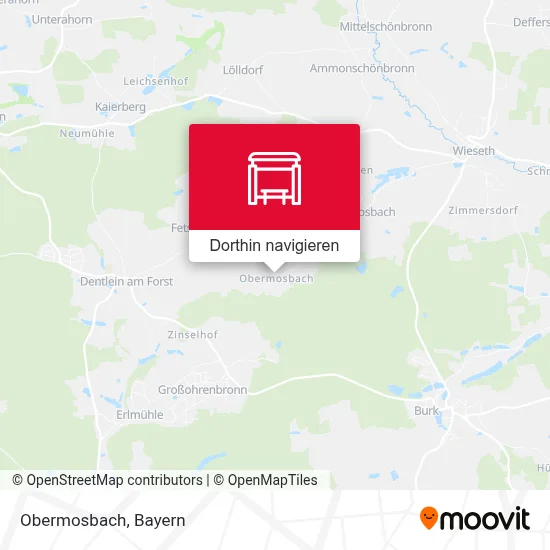 Obermosbach Karte