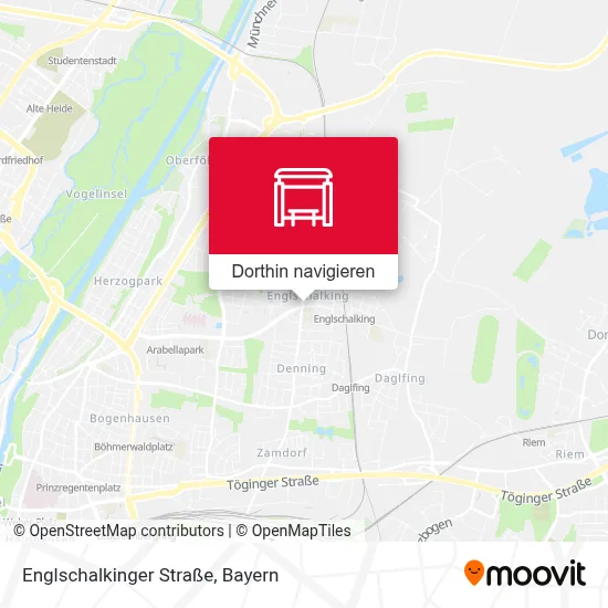 Englschalkinger Straße Karte