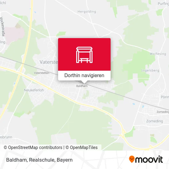 Baldham, Realschule Karte