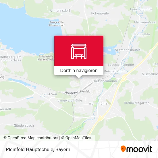 Pleinfeld Hauptschule Karte