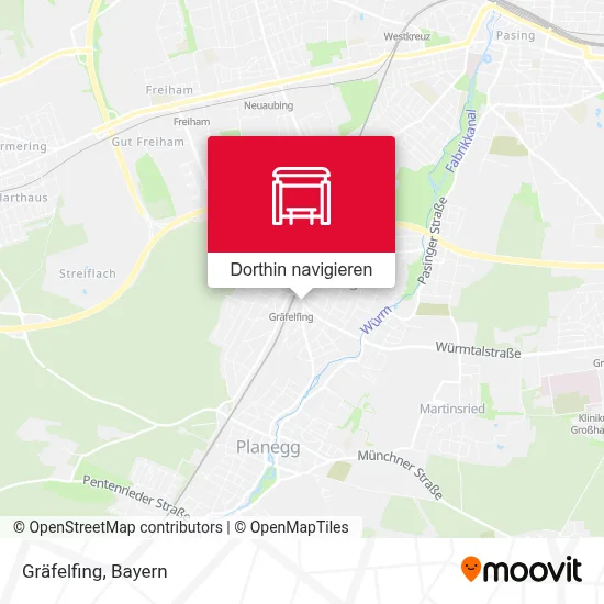 Gräfelfing Karte