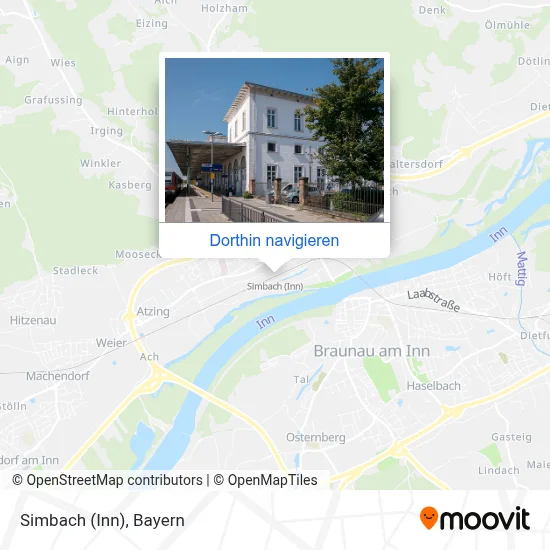 Simbach (Inn) Karte