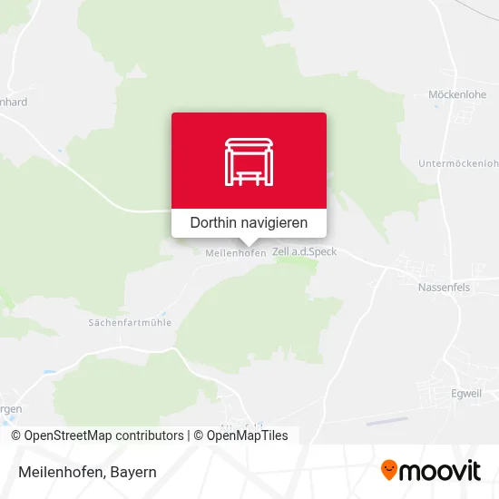Meilenhofen Karte