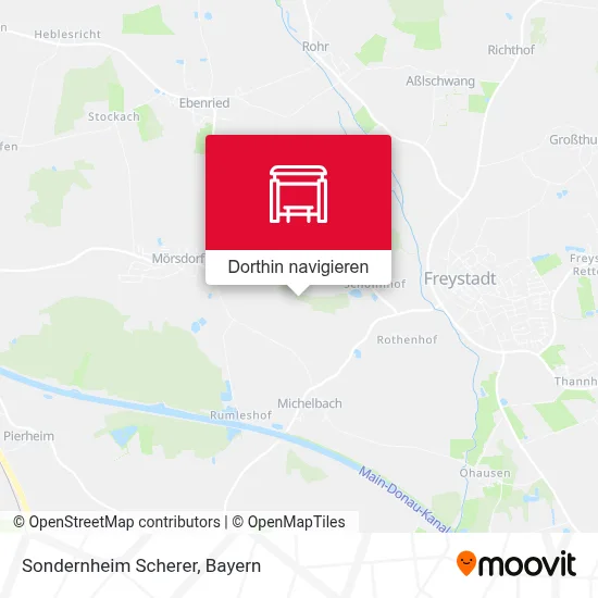 Sondernheim Scherer Karte