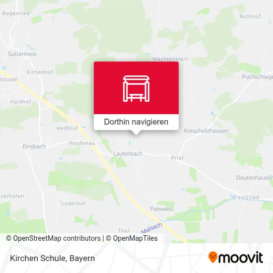 Kirchen Schule Karte