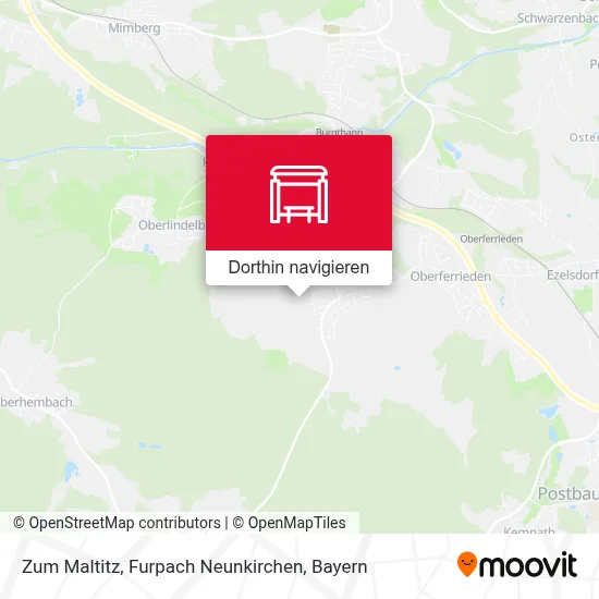Zum Maltitz, Furpach Neunkirchen Karte