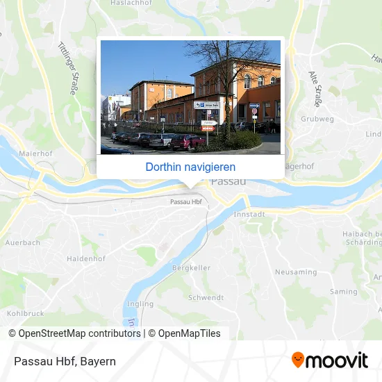 Passau Hbf Karte