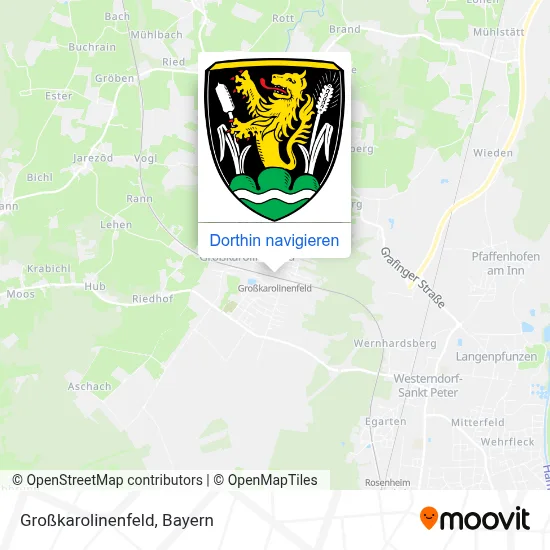 Großkarolinenfeld Karte