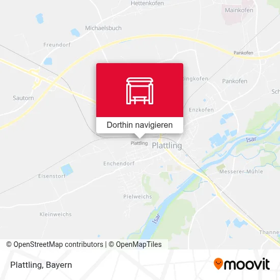 Plattling Karte