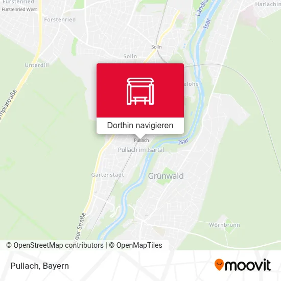 Pullach Karte