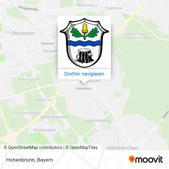 Hohenbrunn Karte