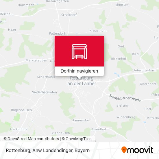 Rottenburg, Anw Landendinger Karte