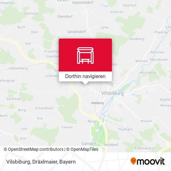 Vilsbiburg, Dräxlmaier Karte