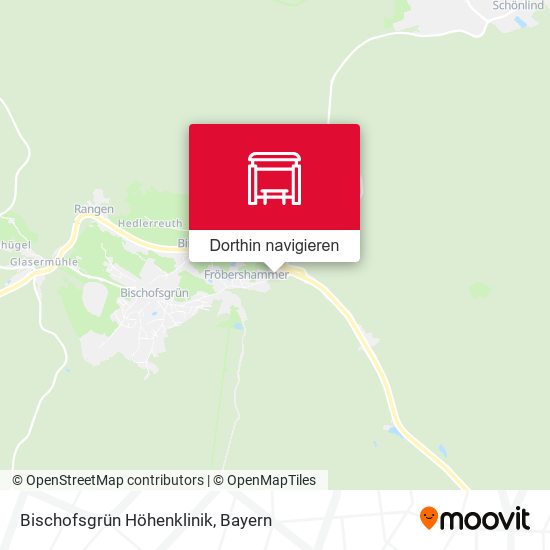 Bischofsgrün Höhenklinik Karte