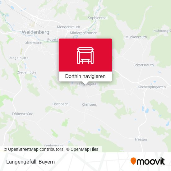 Langengefäll Karte