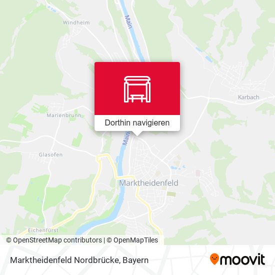 Marktheidenfeld Nordbrücke Karte