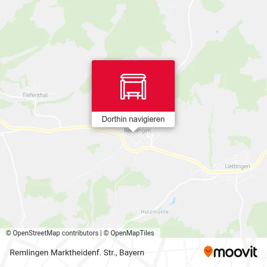 Remlingen Marktheidenf. Str. Karte