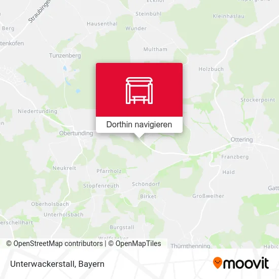 Unterwackerstall Karte