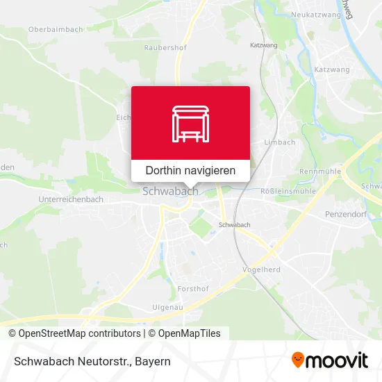 Schwabach Neutorstr. Karte