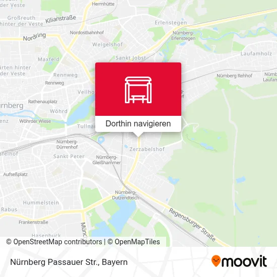 Nürnberg Passauer Str. Karte