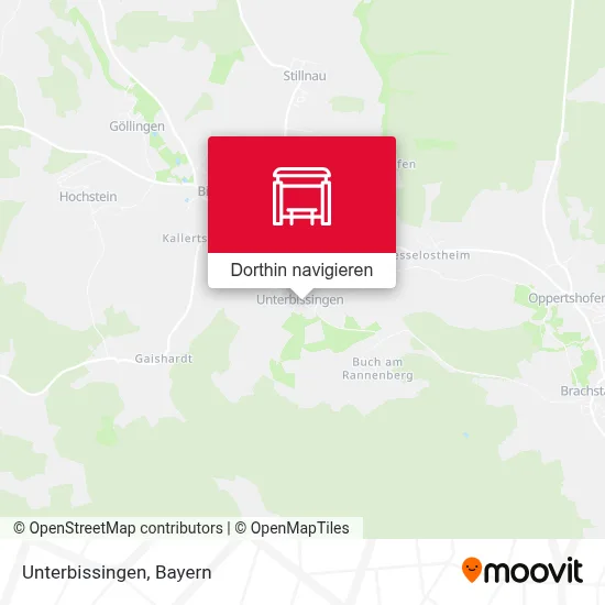 Unterbissingen Karte