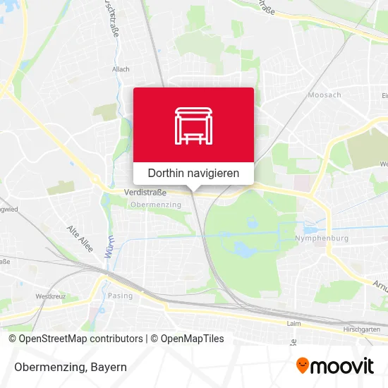 Obermenzing Karte