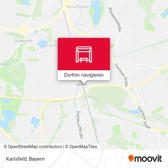 Karlsfeld Karte